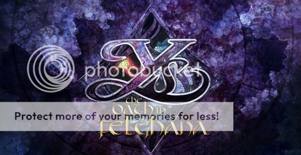 Ys: The Oath in Felghana Title Screen